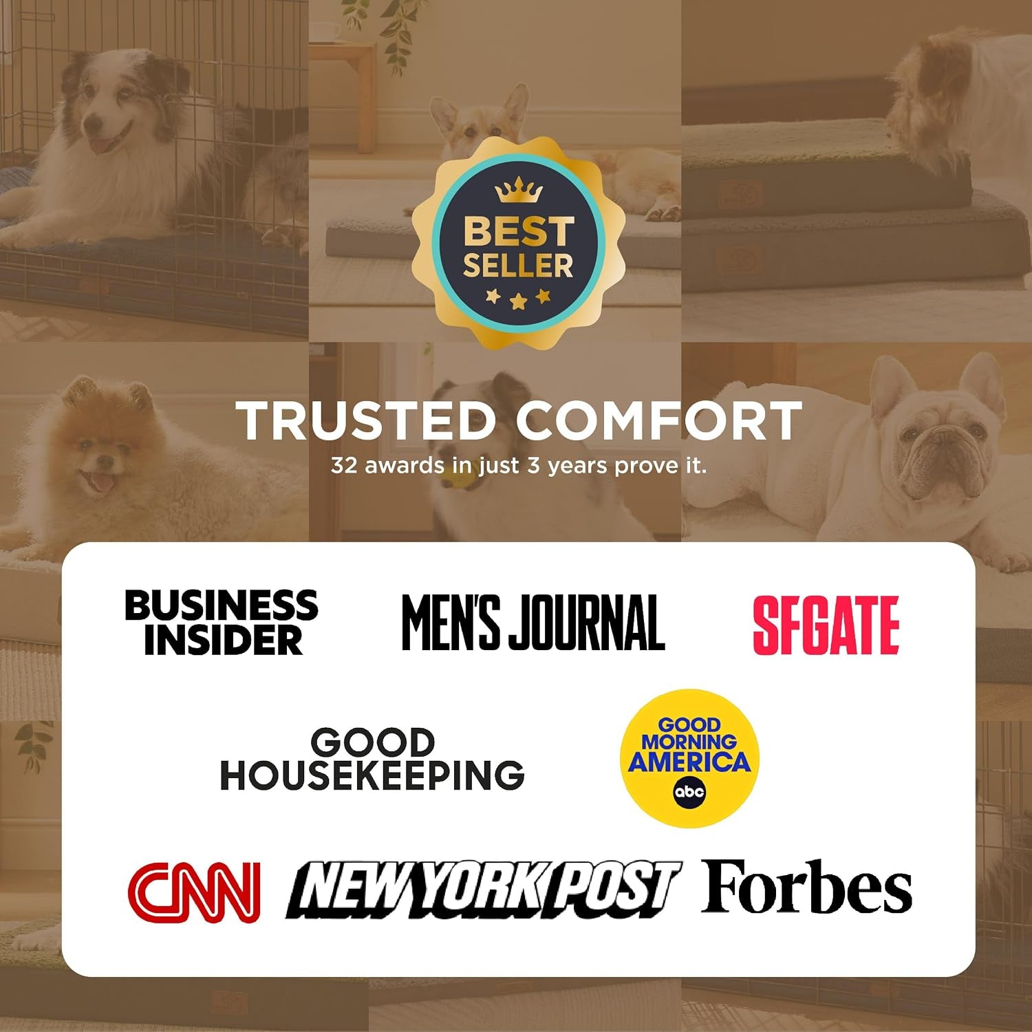 Bedsure XL Dog Beds Large Sized Dog -Comfy Flat Extra Large Pet Beds with Removable Washable Cover, Orthopedic Egg Crate Foam Mat, Suitable for Pet up to 100 Lbs