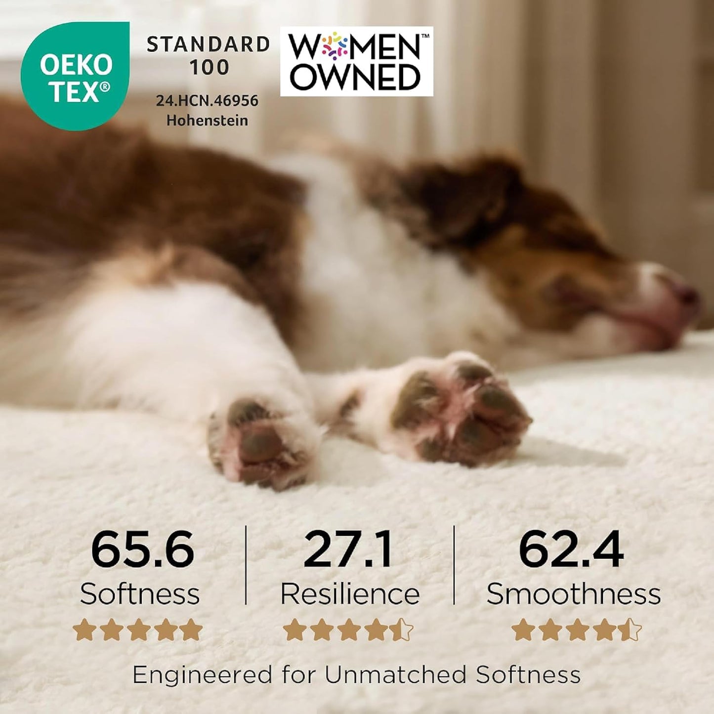 Bedsure XL Dog Beds Large Sized Dog -Comfy Flat Extra Large Pet Beds with Removable Washable Cover, Orthopedic Egg Crate Foam Mat, Suitable for Pet up to 100 Lbs